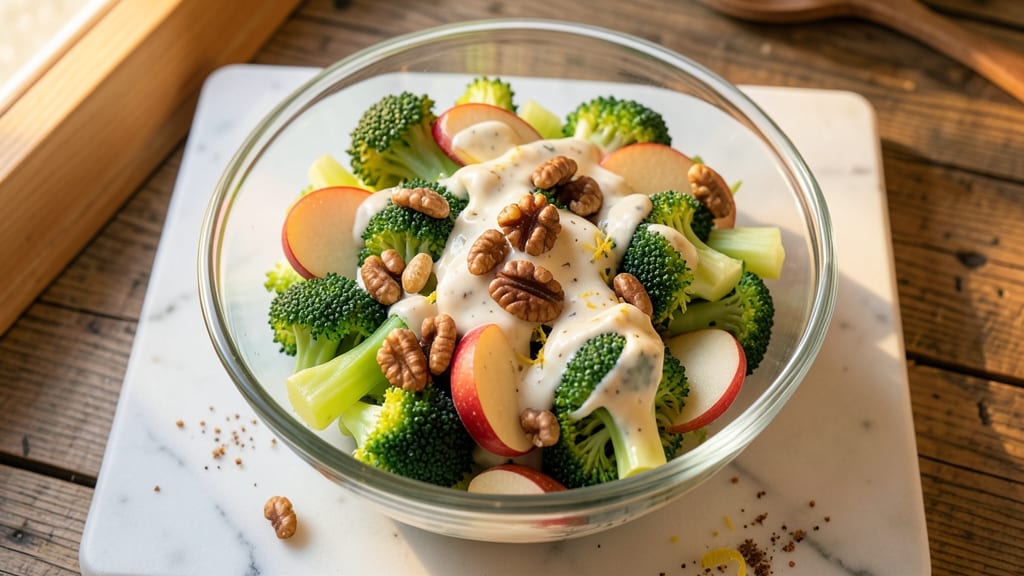 Broccoli Waldorf Salad Recipe: Celery Crown Crunch Meets Creamy Herb Magic