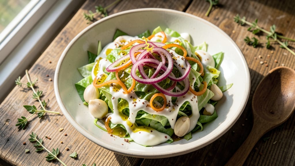 Balkan Cabbage Salad Recipe: Shaved Cabbage and Tangy Yogurt Crunch