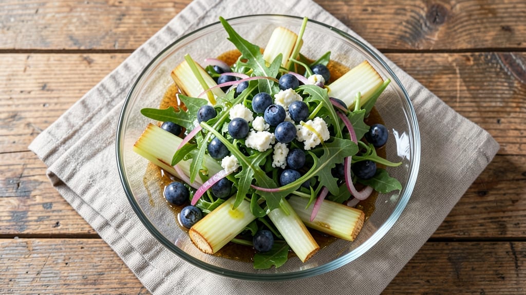 Blue Salad Recipe: Crisp Celery Crowns and Blue Cheese Bliss