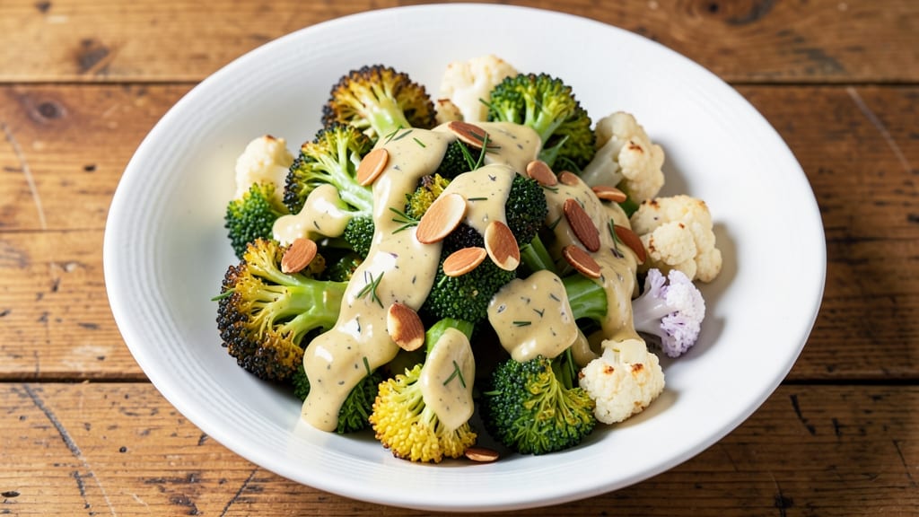 Broccoli and Cauliflower Ranch Salad Recipe: Crisp Florets With Creamy Herb Magic