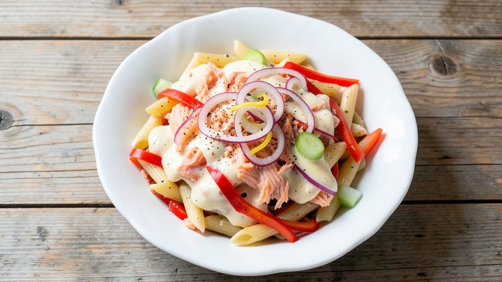 Canned Salmon Pasta Salad Recipe: Flaky Fish and Crisp Celery Crowns in 20 Minutes