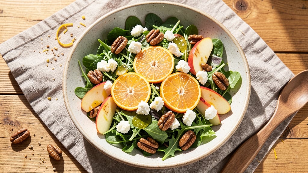 Apple Orange Salad Recipe: Bright Citrus Crunch With Herbed Vinaigrette