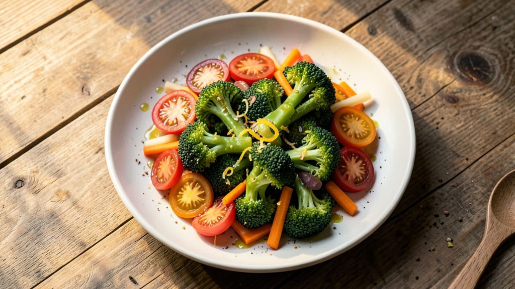 Broccoli Carrot Tomato Salad Recipe: Bright Crunch With Citrus-Lime Vinaigrette