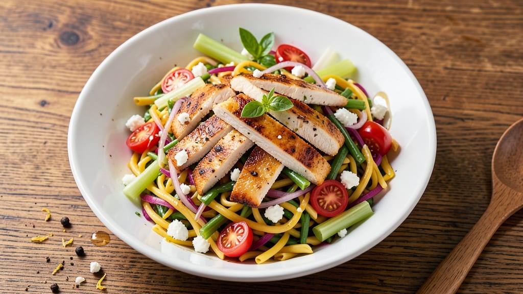 Barilla Tri-Color Rotini Pasta Salad Recipe: Tri-Color Twist With Crunchy Celery Crowns