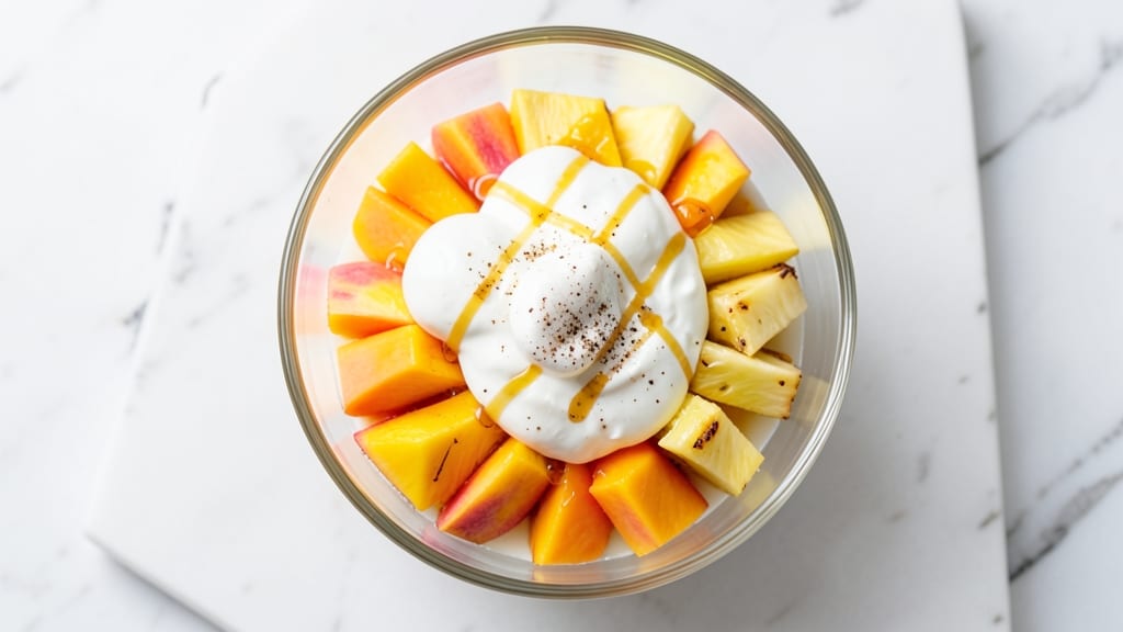 Bionico Fruit Salad Recipe: Tropical Zing With Creamy Yogurt Twist