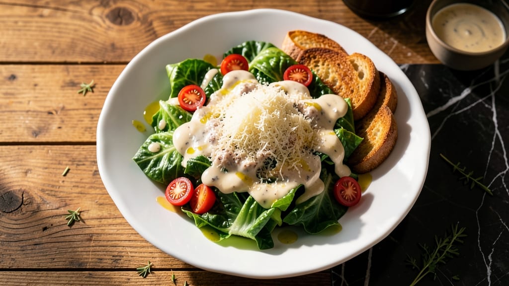 Caesar Salad Recipe Youtube: Crispy Croutons and Zesty Parmesan Magic