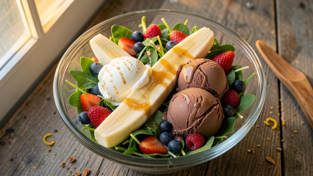 Banana Split Dessert Salad Recipe: Layered Ice Cream, Fruit, and Crunchy Toppings