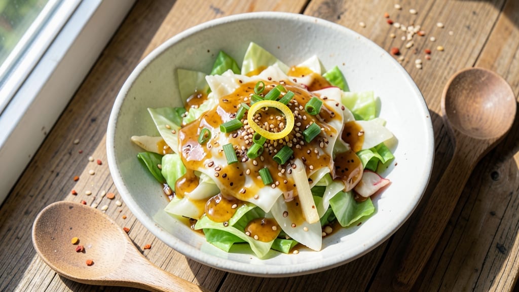 Asian Cabbage Salad Dressing Recipe: Umami Sesame Swirl for Crunchy Crispness