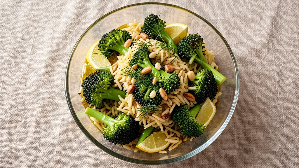 Broccoli Orzo Salad Recipe: Bright Herb Vinaigrette With Crisp Florets