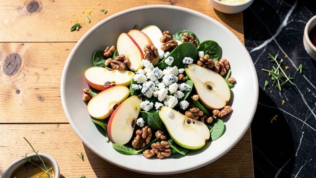 Apple Pear Walnut Salad Recipe: Autumn Crunch With Toasted Nut Magic
