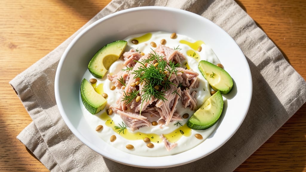 Healthy Tuna Salad Recipe With Avocado: Creamy Cream Cheese Base, No Mayo Needed