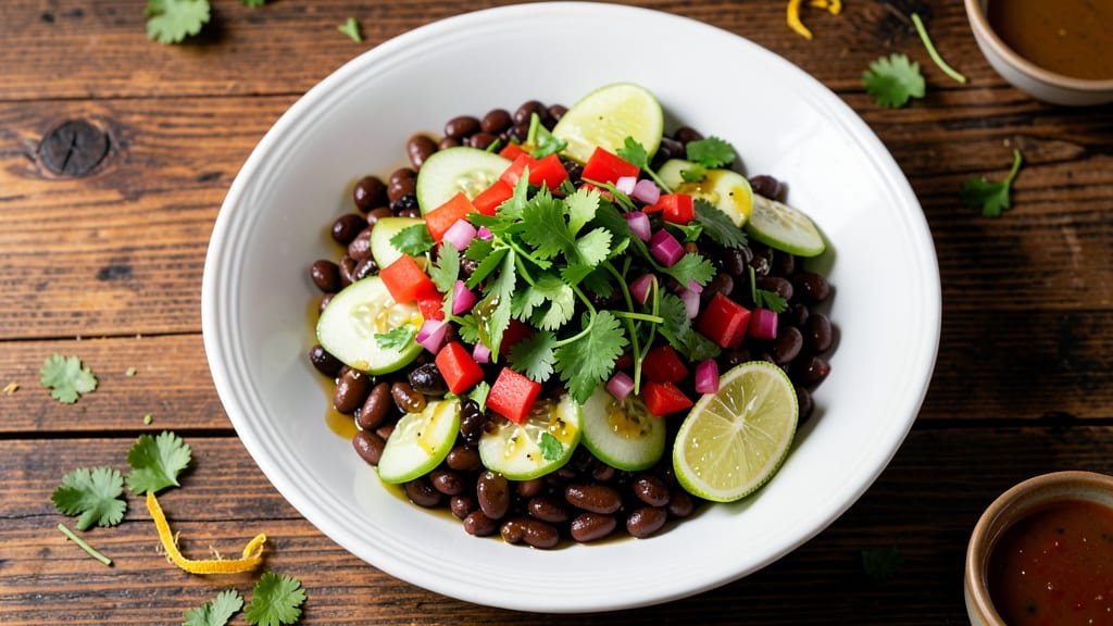 Bean Salad Recipe With Cilantro: Zesty Lime and Herb Brightness in 15 Minutes