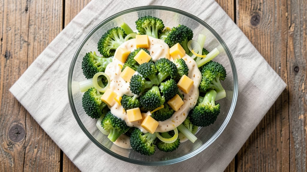 Natasha's Kitchen Broccoli Salad Recipe: Crisp Celery Crowns and Creamy Herb Zing