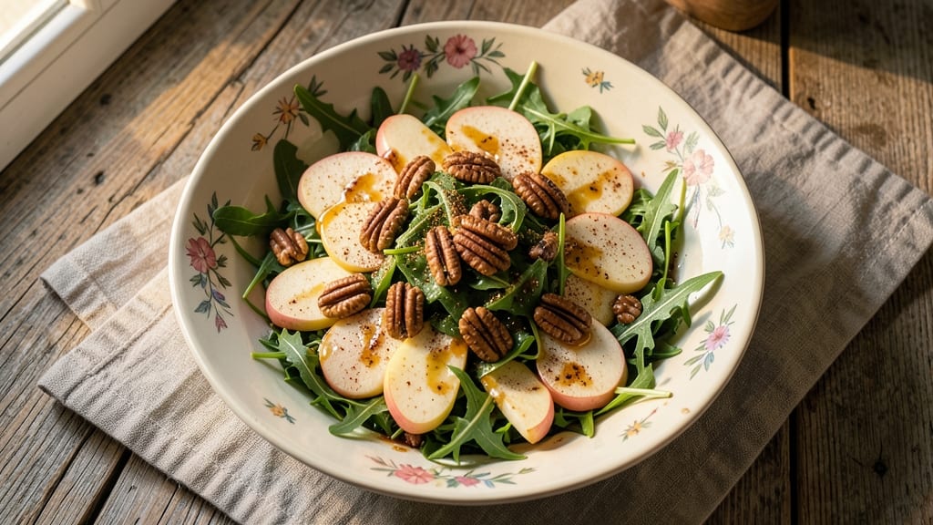 Apple Cider Vinaigrette Salad Recipe: Warm Spiced Notes With Crisp Apple Bites