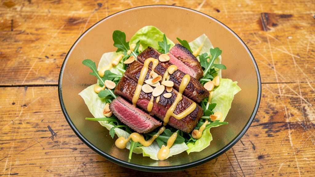 Brio Steak Salad Recipe: Seared Steak Meets Tangy Herb Cream Cheese