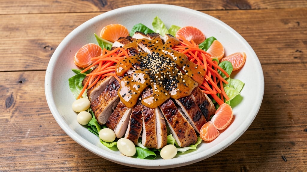 Asian Turkey Salad Recipe: Crispy Sesame-Crusted Turkey with Sweet Chili Dressing
