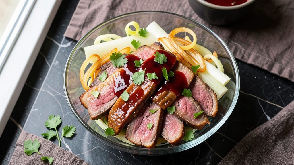 Beef Tongue Salad Recipe: Smoky, Tender Bites with Crisp Celery Crowns