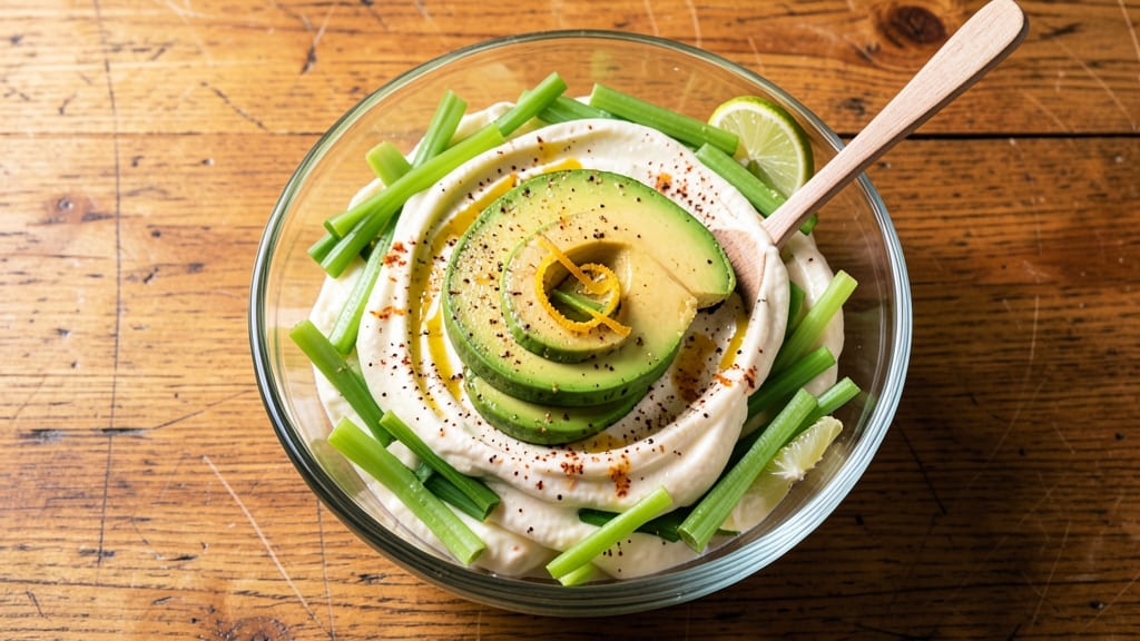Calypso Salad Recipe: Tropical Cream Cheese and Crisp Celery Crowns