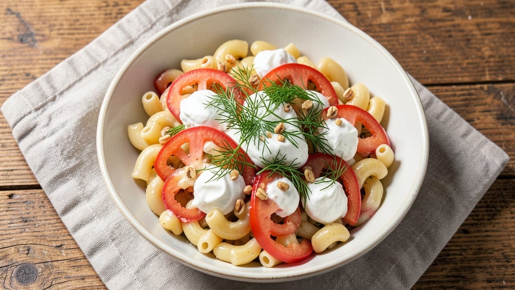 Cook's Country Macaroni Salad Recipe: Cool Cream Cheese Crunch With Celery Crowns