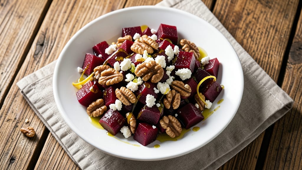 Beetroot Walnut Feta Salad Recipe: Earthy Sweetness with Crunchy Nutty Bite
