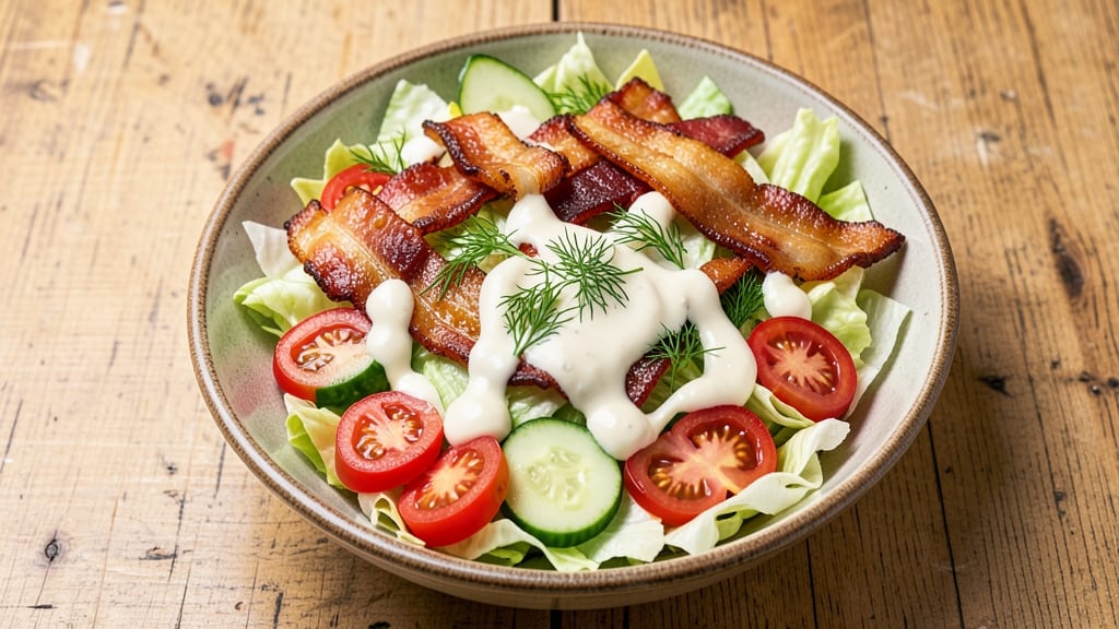 BLT Salad Recipe With Mayonnaise: Crispy Bacon and Creamy Herb Dream