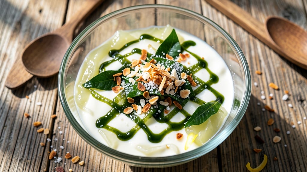 Buko Pandan Salad Recipe With Evaporated Milk: Creamy Coconut-Pandan Dream With Young Coconut Bites