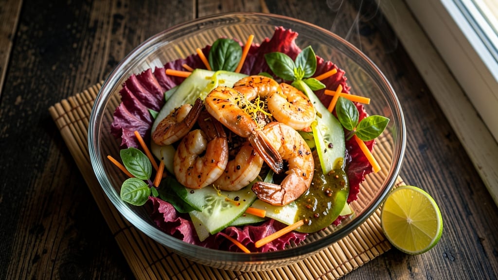 Authentic Thai Shrimp Salad Recipe: Tangy Lime and Chili Crunch in One Bowl