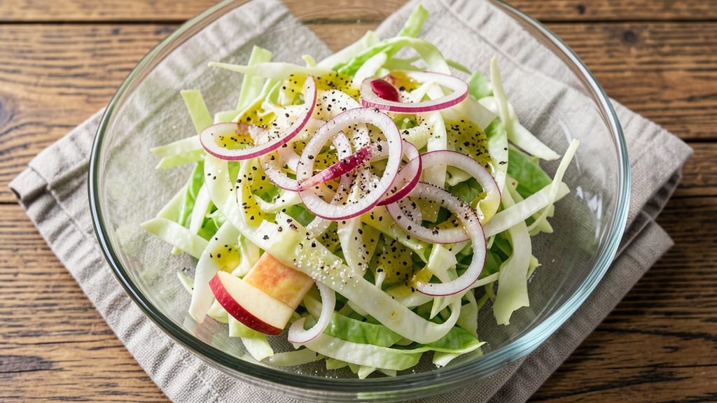 Best Cabbage Salad Recipe in the World: Shredded Crunch With Tangy Apple-Vinegar Dressing