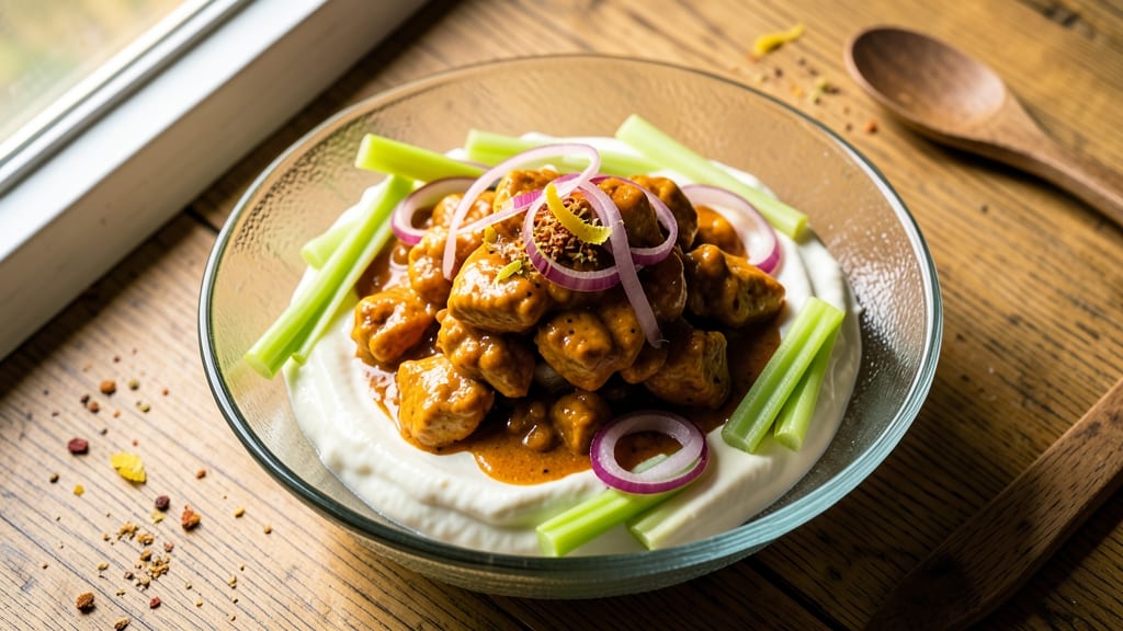 Canned Curry Chicken Salad Recipe: Spiced Yogurt Cream Cheese With Crunchy Celery Bites