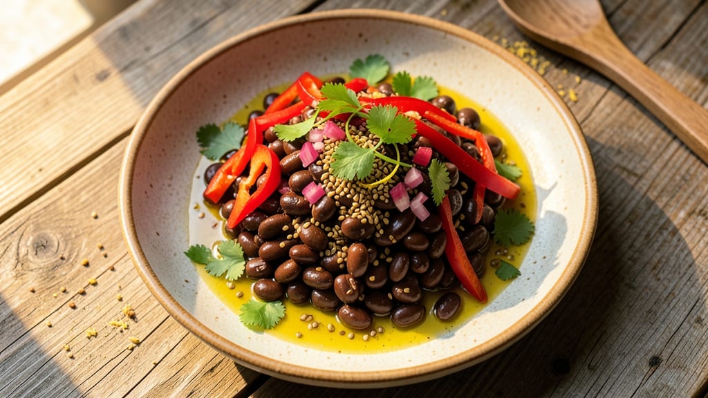 Vegan Mexican Bean Salad Recipe: Zesty Lime and Cilantro Crunch in 20 Minutes