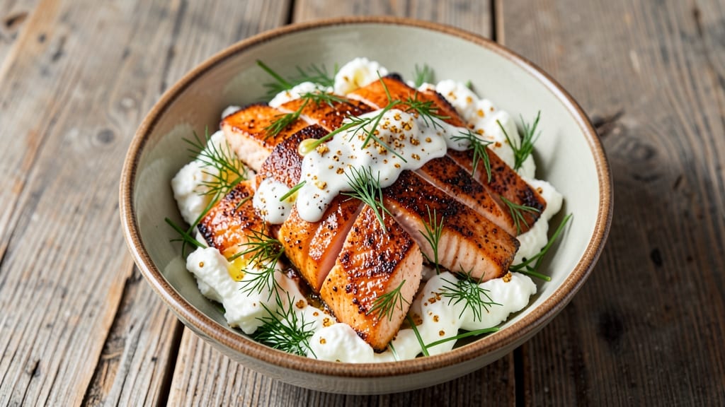 Cajun Salmon Salad Recipe: Spicy Crunch Meets Smoky Herb Cream Cheese