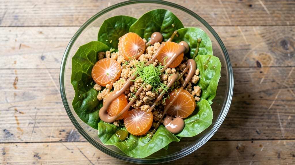 Asian Mandarin Salad Recipe: Citrusy Crunch With Spiced Peanut Dressing