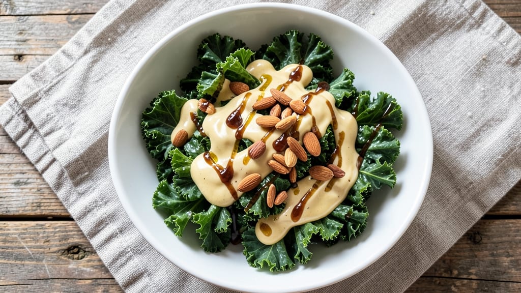 Best Kale Salad Recipe Ever: Massage-Infused Greens with Nutty Tahini Dressing