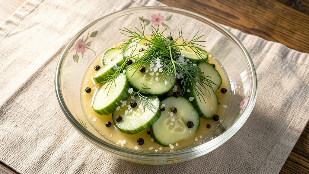 Canned Cucumber Salad Recipe: Pickle-Like Tang Without the Vinegar Soak