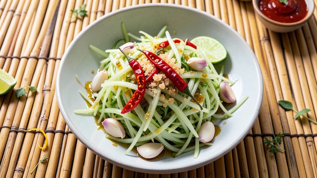 Authentic Green Papaya Salad Recipe: Thai-Style Tang and Crunch in 15 Minutes