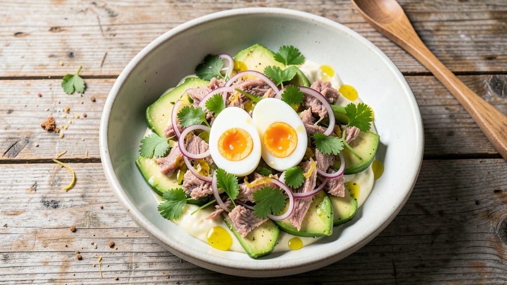 Avocado Tuna Egg Salad Recipe: Ultra-Creamy With No Mayo Needed