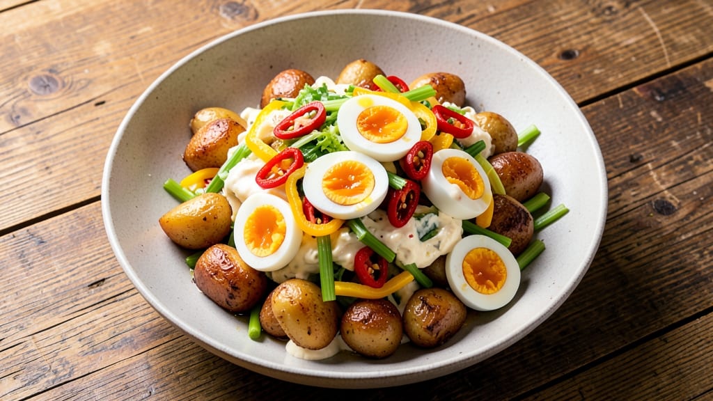 Bajan Potato Salad Recipe: Spicy Scotch Bonnet Heat With Crisp Celery Bites