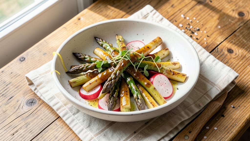 Asparagus and Radish Salad Recipe: Peppery Crunch and Bright Spring Freshness