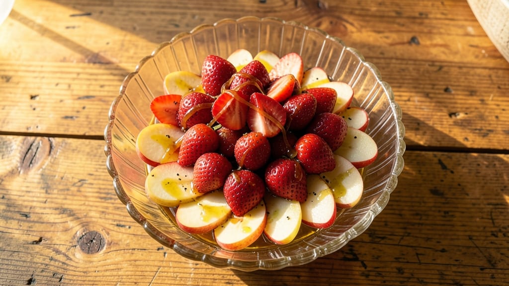 Apple Strawberry Salad Recipe: Bright Summer Bites With Honey-Lime Zing
