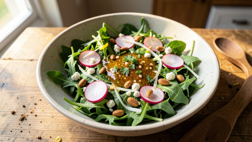 Arugula Salad Vinaigrette Recipe: Bright Lemon-Dijon Balance