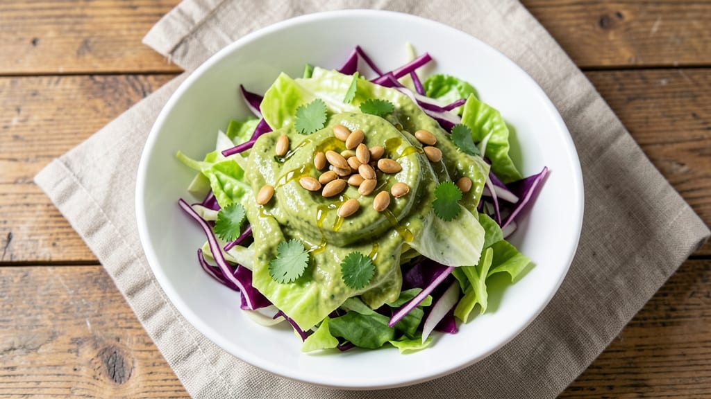 Avocado and Cabbage Salad Recipe: Creamy Avocado Meets Peppery Cabbage Crunch