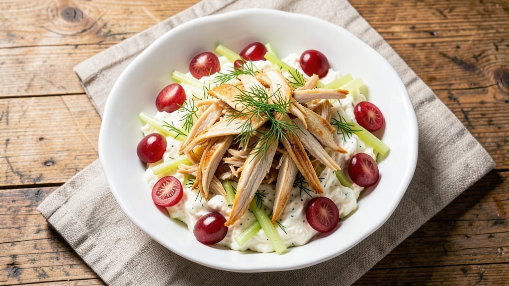 Bird Bakery Chicken Salad Recipe: Celery Crown Crunch Meets Herb Cream Cheese Twist