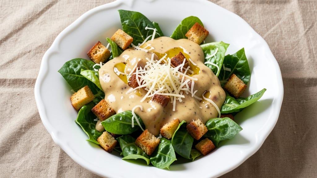 Caesar Salad Recipe With Store-Bought Dressing: No-Fuss Crunch and Creamy Harmony