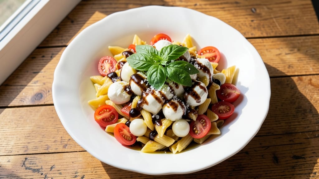 Caprese Pasta Salad Recipe Pioneer Woman: Fresh Tomato Basil Pasta With Creamy Mozzarella Bites