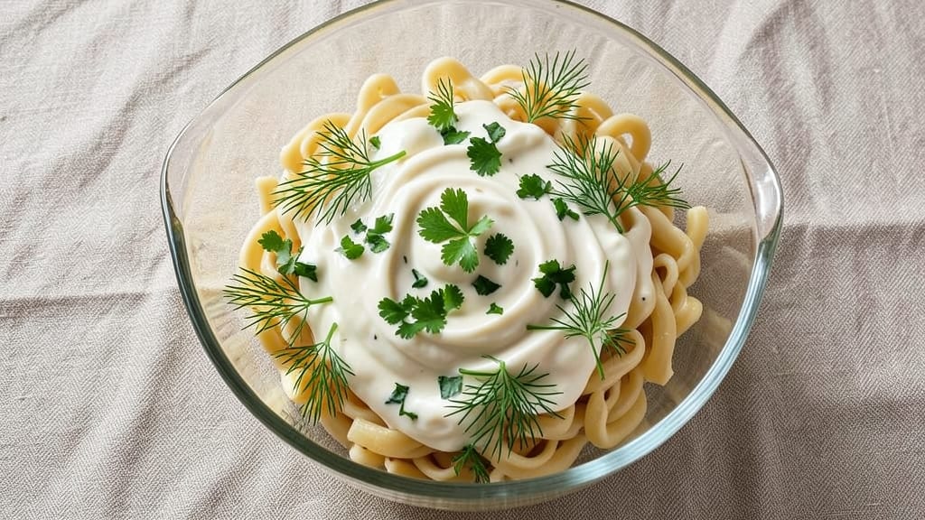 Ashley Mac's Pasta Salad Recipe: Cool Creamy Crowd-Pleaser With Bold Herb Zing