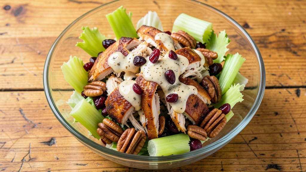 Buc-EE's Chicken Salad Recipe Cranberry Pecan: Crisp Celery Crowns and Sweet-Tart Fruit Fusion