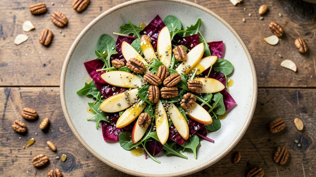 Anise Salad Recipe: Licorice-Kissed Greens With Crunchy Walnut Bites