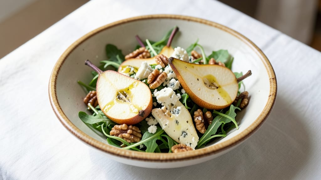 Barefoot Contessa's Pear and Blue Cheese Salad Recipe: Sweet Honey-Drizzled Pears Meet Bold Blue Cheese Crunch