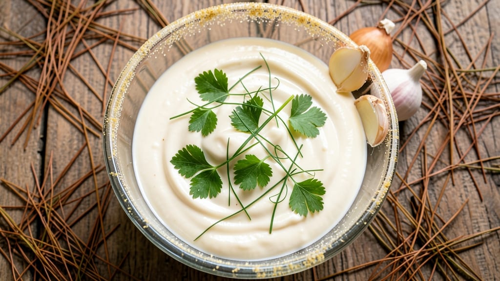 Caesar Salad Dressing Recipe No Egg No Mayo No Anchovy: Smoky Garlic Yogurt Base With Bold Herb Zing