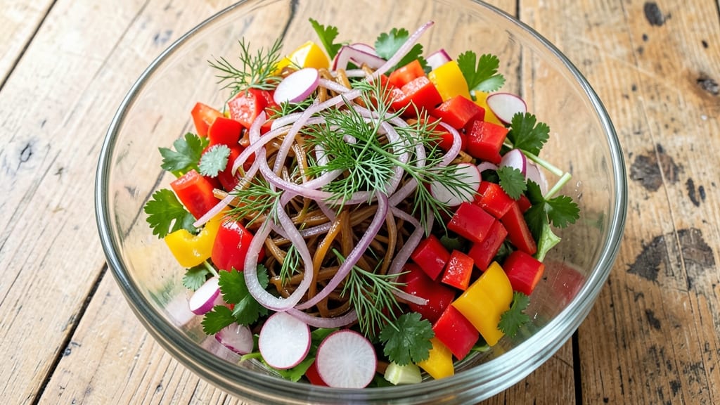 Chopped Salad Recipe No Lettuce: Crisp Celery Crowns and Creamy Herb Dream